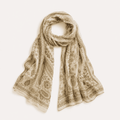 Pañuelo Floral Paisley Beige